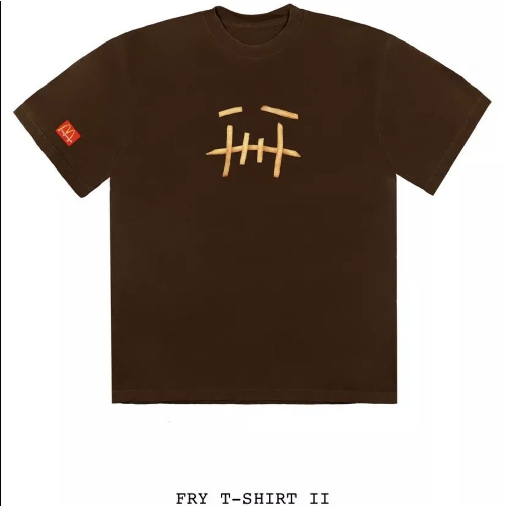 Travis Scott x Mcdonalds “Fry T-shirt II” Size XL